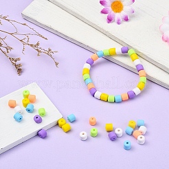 6 Colors Polymer Clay Bead Strands&nbsp;CLAY-YW0001-18