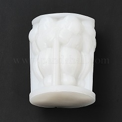 Embossed Pillar DIY Candle Silicone Molds&nbsp;LS-CAND-B001-05