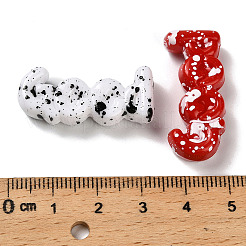 Opaque & Spray Painted Acrylic Beads&nbsp;OACR-G049-03