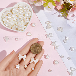 505Pcs 8 Styles ABS Plastic Imitation Pearl Beads&nbsp;KY-PA0001-04