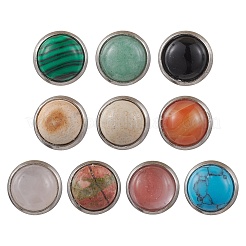 Natural & Synthetic Mixed Stone Stud Earrings for Women&nbsp;EJEW-JE06257
