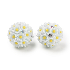 Handmade Luminous Polymer Clay Rhinestone Fancy Beads&nbsp;CLAY-H003-04D