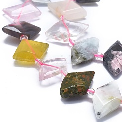 Natural Mixed Gemstone Bead Strands&nbsp;G-O179-H11