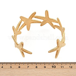 304 Stainless Steel Cuff Bangles for Women&nbsp;LS-BJEW-D356-01G
