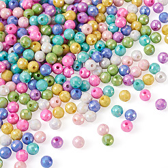 800Pcs 8 Colors Opaque Acrylic Beads&nbsp;MACR-PJ0001-05