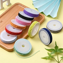 10 Rolls 10 Colors Round Polyester Elastic Cord&nbsp;EC-YWC001-03