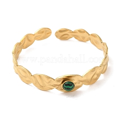 304 Stainless Steel Open Cuff Bangles&nbsp;BJEW-K230-02C-G