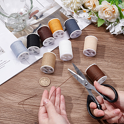 9 Colors Round Waxed Polyester Cord&nbsp;YC-PH0002-50B