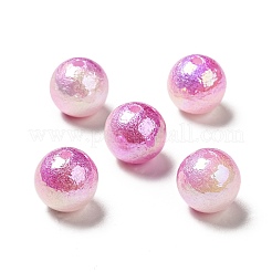 UV Plating Iridescent ABS Plastic Beads&nbsp;LS-SACR-A001-05E