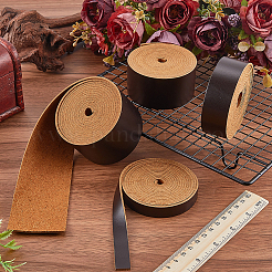 2M Flat AB Grade Cowhide Leather Cord&nbsp;AJEW-WH0479-73B-04