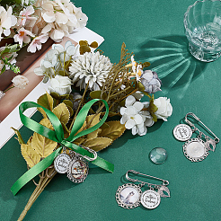 3Pcs Alloy Brooch Findings&nbsp;FIND-SC0020-94
