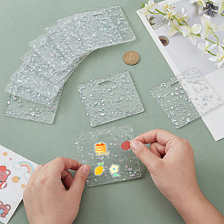 Transparent Acrylic Badge&nbsp;AJEW-WH0554-47A-02