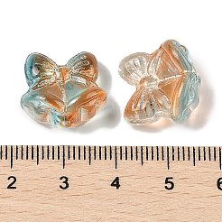Transparent Spray Paint Glass Beads&nbsp;X-GLAA-Z011-06F