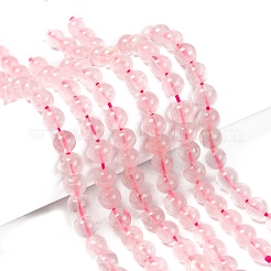 Natural Rose Quartz Beads Strands&nbsp;G-C076-8mm-3