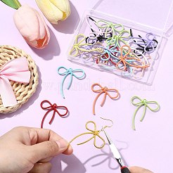 30Pcs 15 Colors Spray Painted Alloy Pendants&nbsp;FIND-CJ0004-23