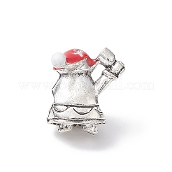 Christmas Theme Alloy Enamel European Beads&nbsp;MPDL-Q213-05AS