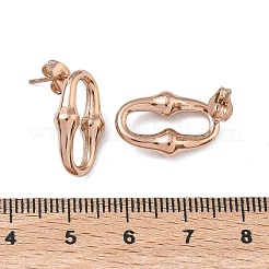 6 Pairs 304 Stainless Steel Stud Earrings&nbsp;EJEW-C180-01