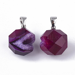 Natural Agate Pendants&nbsp;G-S359-051E