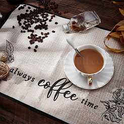 Coffee Theme Diablement Fort Cup Mats&nbsp;AJEW-WH0201-007