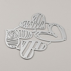 Carbon Steel Cutting Dies Stencils&nbsp;DIY-WH0043-97MP