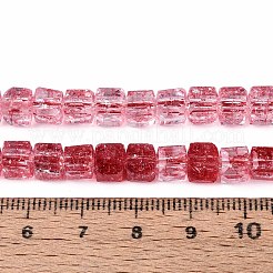 Crackle Transparent Glass Beads Strands&nbsp;GLAA-N062-6mm-09