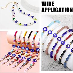 3Strands 3 Style Handmade Evil Eye Lampwork Beads Strands&nbsp;LAMP-NB0001-44