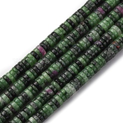 Natural Ruby in Zoisite Beads Strands&nbsp;G-R014-A01