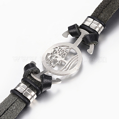 Leather Cord Bracelets&nbsp;BJEW-E323-13B