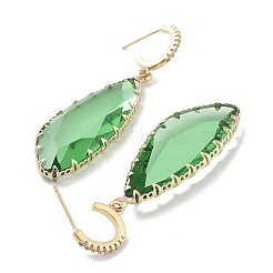 Wings Glass Dangle Stud Earrigns&nbsp;EJEW-Q800-28KCG