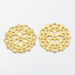 Tibetan Style Filigree Joiners Links&nbsp;LS-TIBE-A11623-G-FF