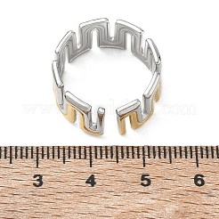 304 Stainless Steel Cuff Open Rings for Women&nbsp;SA-CBA5188-01GP