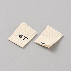 Cotton Sewing Size Label&nbsp;DIY-WH0578-36C