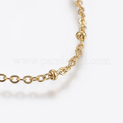 304 Stainless Steel Anklets&nbsp;X-AJEW-H013-05G