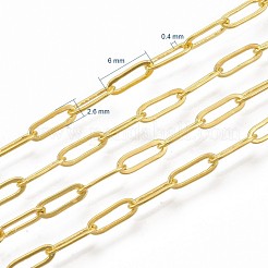 Brass Paperclip Chains&nbsp;CHC-S008-001C-G