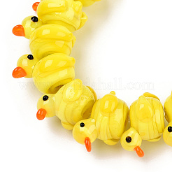 Handmade Lampwork Beads Strands&nbsp;LAMP-N021-017