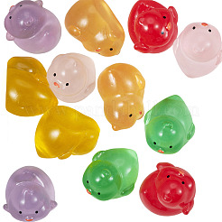 12Pcs 6 Styles Luminous Resin Chick Diaplay Decoration&nbsp;RESI-TAD0001-04