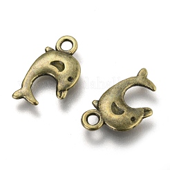 Dolphin Tibetan Style Alloy Pendants&nbsp;LS-TIBEP-N008-25AB-NR
