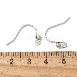 201 Stainless Steel Ear Hooks&nbsp;STAS-C117-02P