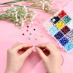 400Pcs 10 Colors Electroplate Glass Beads Strands&nbsp;EGLA-SZ0001-12