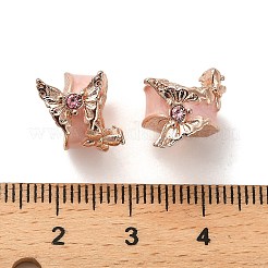 Alloy Rhinestone European Beads&nbsp;FIND-Q115-02RG