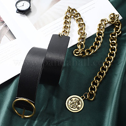 Alloy with Imitation Leather Chain Belts&nbsp;FS-WG27A5F-01