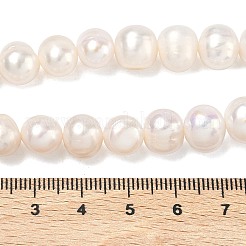 Natural Cultured Freshwater Pearl Beads Strands&nbsp;PEAR-L034-12A
