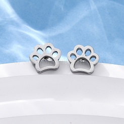 Tarnish Resistant 304 Stainless Steel Stud Earrings&nbsp;EJEW-F227-14P