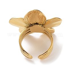 304 Stainless Steel Open Cuff Rings&nbsp;RJEW-Z024-02G-04