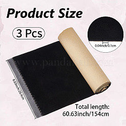 3Pcs Flocking Cloth Self-adhesive Fabric&nbsp;DIY-CY0003-72A