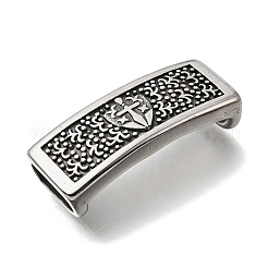 304 Stainless Steel Slide Charms&nbsp;STAS-F356-03AS