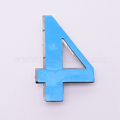 Plastic & PVC Number Sign Labels&nbsp;KY-WH0023-B04-01
