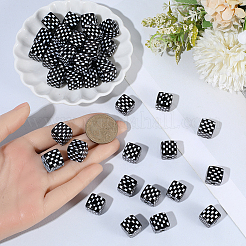 48Pcs Opaque Acrylic European Beads&nbsp;OACR-SC0002-84