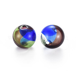 Transparent Handmade Blown Glass Globe Beads&nbsp;GLAA-T012-32