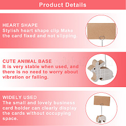 Horse Wood Name Card Holder&nbsp;ODIS-KS0001-03